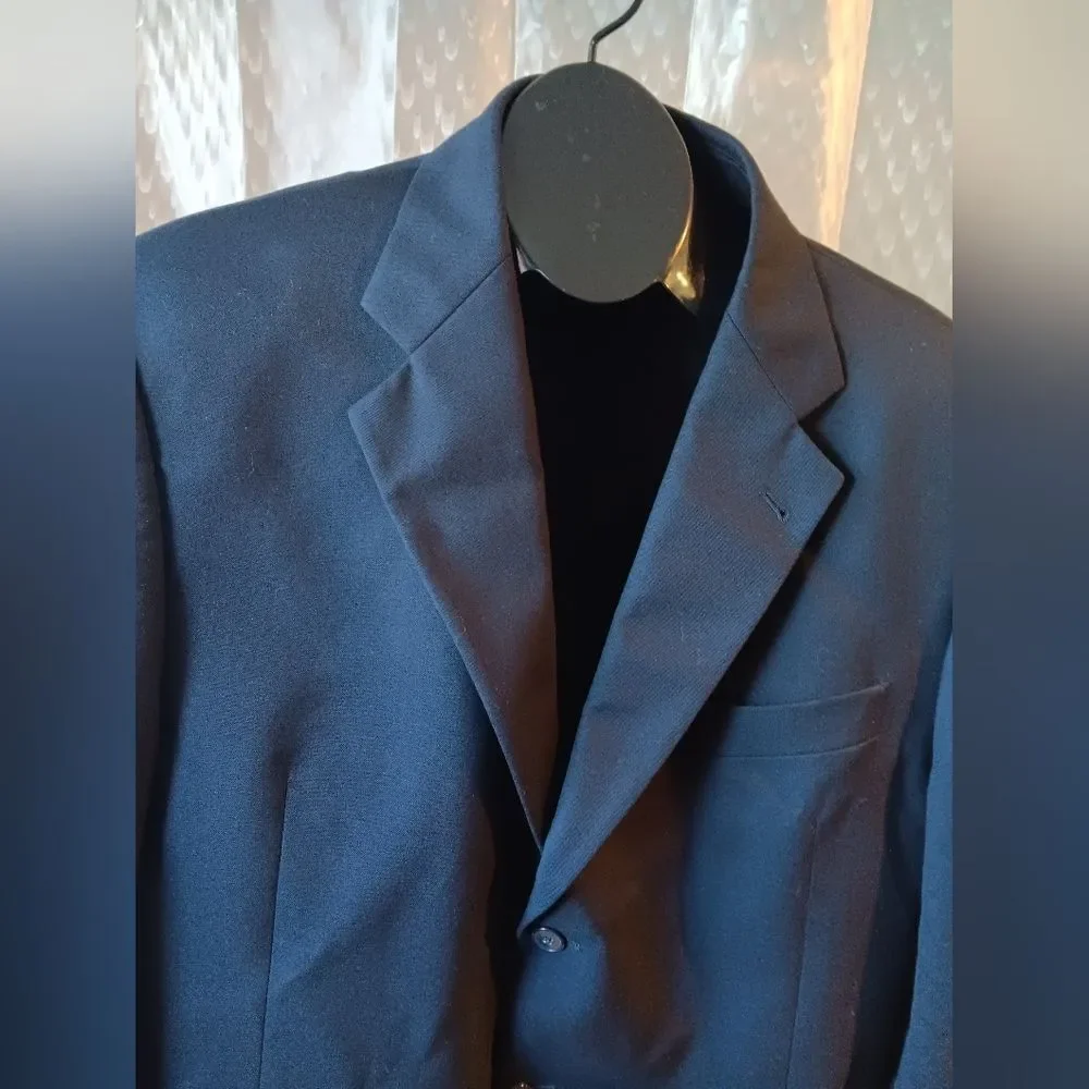 Joseph Abboud Men's Classic Black Blazer Size 46L